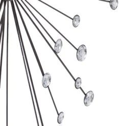 Metal Starburst Wall Decor With Crystal Embellishments Silver - Olivia & May 12 Metal Starburst Wall Decor With Crystal Embellishments Silver - Olivia & May -Olivia & May GUEST c6cf42c8 c412 4c1f 9ff9 fa2dc79012a5