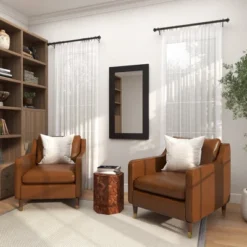 Contemporary Teak Wood Round Accent Table Brown - Olivia & May -Olivia & May GUEST c7000bc6 eb3e 4999 bf04 4bfd27878233