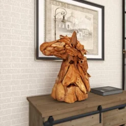 Amazing Animals Rustic Horse Head Sculpture (24") - Olivia & May -Olivia & May GUEST c7107d2f 3c52 4586 9595 fda862460e97