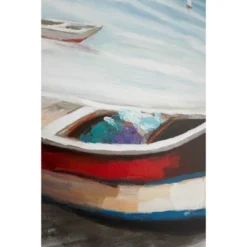 Canvas Sail Boat Framed Wall Art With Silver Frame - Olivia & May -Olivia & May GUEST c72cd3bc 2e08 486d 908d 36c2efab70d9