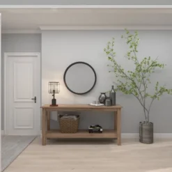 10" X 21" Industrial Accent Lamp With Iron Wire Cage Shade Red/Black - Olivia & May -Olivia & May GUEST c7a39472 bcfd 4573 9395 bea7d8d2b2f6