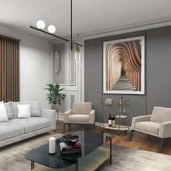 Contemporary Iron Bar Cart Gold - Olivia & May -Olivia & May GUEST c81b895d 1399 4e7e b9be f3cebb570bff