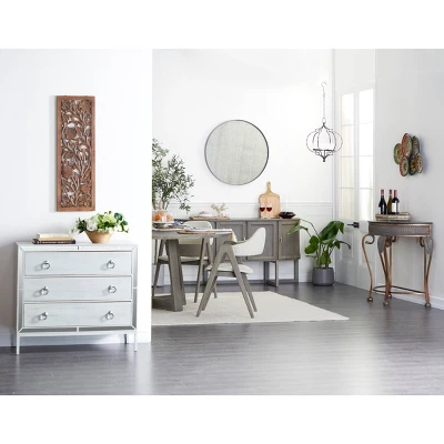 Wood Floral Handmade Intricately Carved Wall Decor - Olivia & May 10 Wood Floral Handmade Intricately Carved Wall Decor - Olivia & May - Image 8