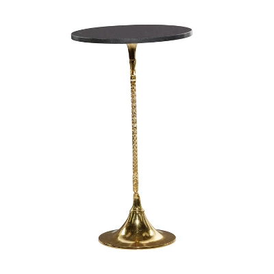 Coastal Seahorse Accent Table Gold - Olivia & May 9 Coastal Seahorse Accent Table Gold - Olivia & May - Image 7