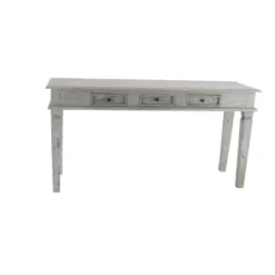 Rustic Mahogany Console Table Gray - Olivia & May -Olivia & May GUEST c94e3a99 33b6 4c2b b053 4c1fc8040dcf