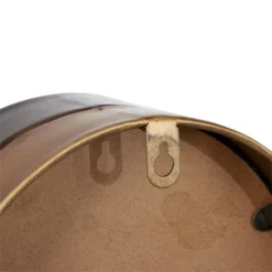 Contemporary Metal Wall Mirror Set Of 3 Dark Brown - Olivia & May -Olivia & May GUEST c962ac0b 2783 43dc 84ed 81f3f2c0f024