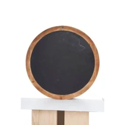 Wood Beaded Frame Wall Mirror With Distressing Light Brown - Olivia & May -Olivia & May GUEST ca1f64a2 67a0 426b 8179 068407d85390