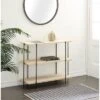 Contemporary Metal Console Table - Olivia & May