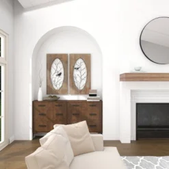 Set Of 2 Wood Bird Wall Decors With Tree Branches Brown - Olivia & May -Olivia & May GUEST ca6b4056 834a 44f3 98ba 782a7675a672