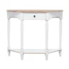Farmhouse Half Moon Wood Console Table White - Olivia & May 2 Farmhouse Half Moon Wood Console Table White - Olivia & May -Olivia & May GUEST cab166fb 383c 4cb1 8ad7 66d6c62a2b4c
