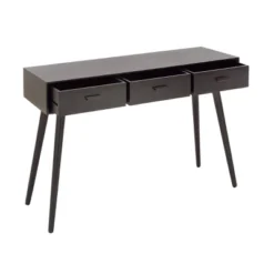 Modern 3 Drawer Wood Console Table Black - Olivia & May -Olivia & May GUEST cb67814f fc4a 4844 8c29 f7c0302f122d