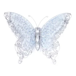 Eclectic Butterfly Wall Decor Silver - Olivia & May -Olivia & May GUEST cd2ca1b8 5878 4e28 bc74 22fe487aadf2