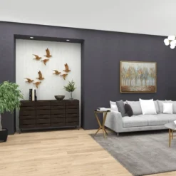 Resin Bird Metallic 3D Sculpted Wall Decor Set Of 3 Gold - Olivia & May -Olivia & May GUEST cdfc290a c7b4 4960 9e67 d0a33a8dad17