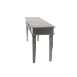 Rustic Mahogany Console Table Gray - Olivia & May -Olivia & May GUEST ce0311b0 6e26 40ee ade8 0da4fa7cec44