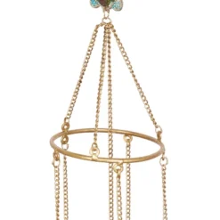 41" Iron Eclectic Turtle Windchime: Coastal Vibes, Easy Hang - Olivia & May -Olivia & May GUEST ce42c750 dbd5 43fb b63b 284e5e124b18