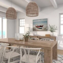 Canvas Sail Boat Framed Wall Art With Silver Frame - Olivia & May -Olivia & May GUEST ce6d3f4a 4714 4d73 9c36 6569a16aef24