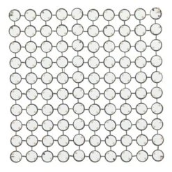 Metal Wall Mirror With Grid Pattern Gold - Olivia & May -Olivia & May GUEST ce7d1f11 b10c 4df7 9e26 ada93a4e84ea