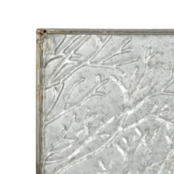 Metal Tree Wall Decor With Embossed Design Set Of 4 Brown - Olivia & May -Olivia & May GUEST cf132532 fdde 4168 8a9d 017c569ac17a