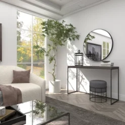 Metal Fabric Patio Garden Stool - Olivia & May -Olivia & May GUEST cf603466 9239 45de 9747 9b154a7b99e0