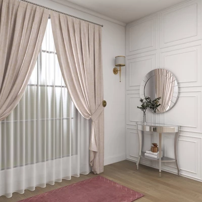 Set Of 2 Glam Fir Console Tables With Mirror White - Olivia & May 18 Set Of 2 Glam Fir Console Tables With Mirror White - Olivia & May - Image 16