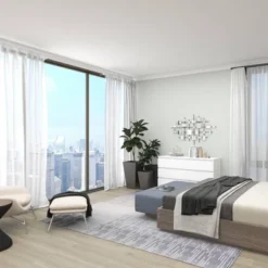 Glam Metal Abstract Wall Decor With Square Mirrored Accents Black - Olivia & May -Olivia & May GUEST cfeb3bf4 cb7d 45f1 890c ccb68d03abcb