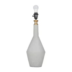 Modern Cement Table Lamp White - Olivia & May -Olivia & May GUEST d0d02279 16a5 4a42 a22a 0783c44d3824