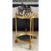 Traditional Iron And Mirrored Bar Cart Brass - Olivia & May -Olivia & May GUEST d128a3fc 0706 4904 af85 42e6ba1130de