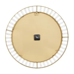 24"x24" Metal Wall Clock With Silent Mechanism, Roman Numerals - Olivia & May -Olivia & May GUEST d1797101 512a 47bf 942e 8165b792cda8