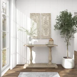 Set Of 2 Resin Geometric Carved Arabesque Wall Decors Beige - Olivia & May -Olivia & May GUEST d19d6b5a 74dd 476d b45e dd8dcc395dfb