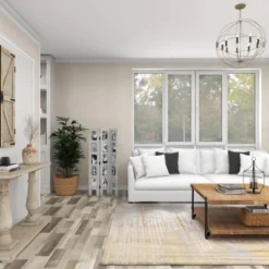 Farmhouse Chinquapin Wood Rectangle Room Divider Screen White - Olivia & May -Olivia & May GUEST d1f72ad0 308a 463a a898 7bf7b39e26ca