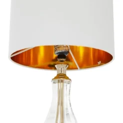26" X 10" Glam Glass Table Lamp Gold - Olivia & May -Olivia & May GUEST d26d3a95 9369 451c 87b6 52b1741b0283