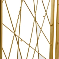 Glam Metal Geometric Room Divider Screen Gold - Olivia & May -Olivia & May GUEST d2a9b9cd 7d9e 4586 ae5c 5ee470e70e00