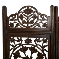 Traditional Wood Irregular Room Divider Screen Brown - Olivia & May 14 Traditional Wood Irregular Room Divider Screen Brown - Olivia & May -Olivia & May GUEST d31109a9 db62 43e9 a166 8e846e05e800
