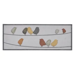Metal Bird Wall Decor Multi Colored - Olivia & May -Olivia & May GUEST d3f1c785 af34 4741 a879 dff000042f26