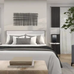 Metal Geometric Overlapping Lines Cross Hatch Wall Decor Black - Olivia & May -Olivia & May GUEST d4809ce2 be8e 49c0 b297 e885531c4873