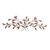 22" X 60" Metal Leaf Wall Decor Brown - Olivia & May -Olivia & May GUEST d4880100 2be2 4e67 bd50 1fd487d6a13e