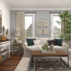 Wood Carved Designs Wall Mirror With Rope Hanger Set Of 4 White - Olivia & May -Olivia & May GUEST d4ffb9d4 302c 4f7c 86ec 59facd20f7d2