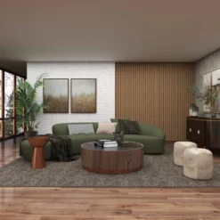 Metal Pedestal Stool Flat Top Copper - Olivia & May -Olivia & May GUEST d65f3ce2 ca91 4017 86f5 e5b27ed61320