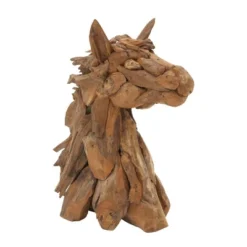 Amazing Animals Rustic Horse Head Sculpture (24") - Olivia & May -Olivia & May GUEST d6f7255e 177b 4836 b466 55104b0e6706