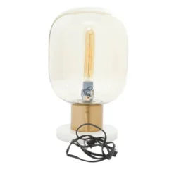 Modern Metal Table Lamp Gold - Olivia & May -Olivia & May GUEST d732b154 1ea9 4e9e a568 fc5c897dd4ba