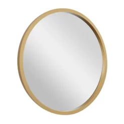 Contemporary Wood Wall Mirror Gold - Olivia & May -Olivia & May GUEST d74b4317 171b 4bf3 b9c7 4ce7a3417262