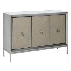 Glam Wood Cabinet Gray - Olivia & May -Olivia & May GUEST d7821f5f 1ee3 435b ac3d a76061e8f4ca
