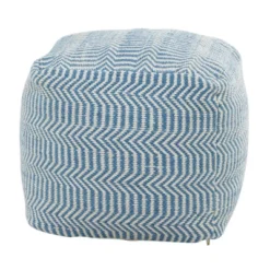 Bohemian Indoor/Outdoor Fabric Pouf - Olivia & May -Olivia & May GUEST d8015711 f6b0 4ba3 8957 377514c56f30