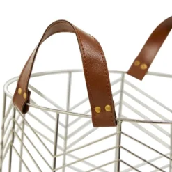 Set Of 3 Metal Storage Baskets - Olivia & May 8 Set Of 3 Metal Storage Baskets - Olivia & May -Olivia & May GUEST d80a08d4 6e25 4e90 98f0 9439148c87e4