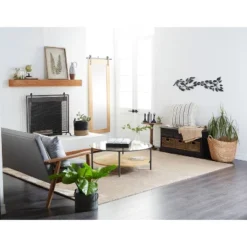 19" X 20" X 18" Brown Sea Grass Contemporary Storage Basket - Olivia & May -Olivia & May GUEST d823f4e6 5478 430e 8f8e 96fd9cffd205