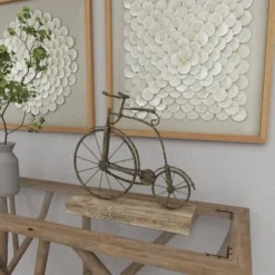 Vintage Reflections Rustic Iron And Wood Penny-Farthing Model Bicycle (14") - Olivia & May 31 Vintage Reflections Rustic Iron And Wood Penny-Farthing Model Bicycle (14") - Olivia & May -Olivia & May GUEST d933686a 429f 4b5f ab2f 621923560c65