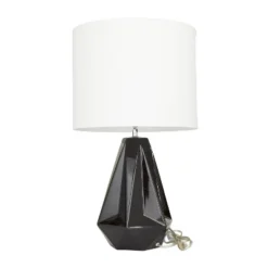 26" X 15" Modern Ceramic Table Lamp - CosmoLiving By Cosmopolitan -Olivia & May GUEST d9799be3 00c7 4de1 a257 01e3353bc9ea
