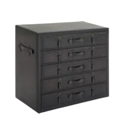 Vinyl 5 Drawer Buffet Dark Espresso - Olivia & May -Olivia & May GUEST d9c36674 8310 4eeb a502 3e522d1535bb