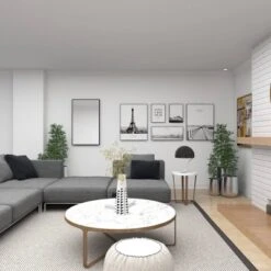 Wood Rectangle Shaped Wall Mirror With Thin Minimalistic Frame - Olivia & May -Olivia & May GUEST d9c5537f 1786 489b 84a4 408ab4e5917b