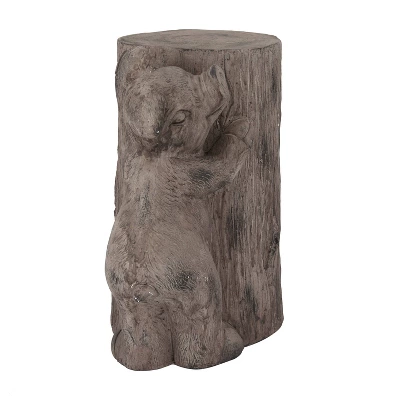 16" X 16" Modern Farmhouse Magnesium Oxide Pig Garden Sculpture Brown - Olivia & May: Outdoor Patio Decor, Playful Accent 7 16" X 16" Modern Farmhouse Magnesium Oxide Pig Garden Sculpture Brown - Olivia & May: Outdoor Patio Decor, Playful Accent - Image 5